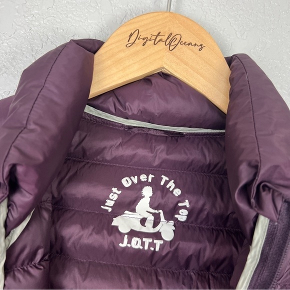 JOTT Just Over the Top CHA Down Puffer Jacket Purple M – Packable, EUC, Puffer - Picture 9 of 13